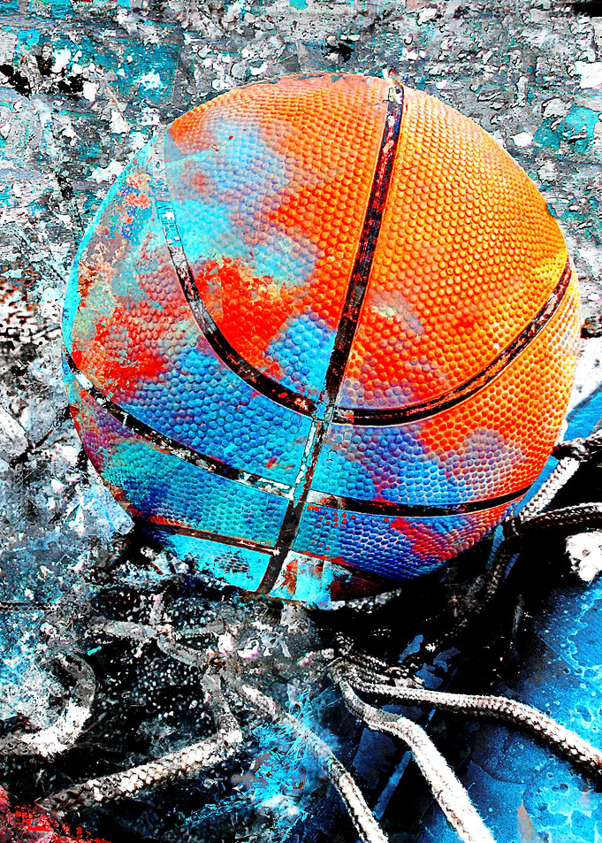 Basketball art print 2