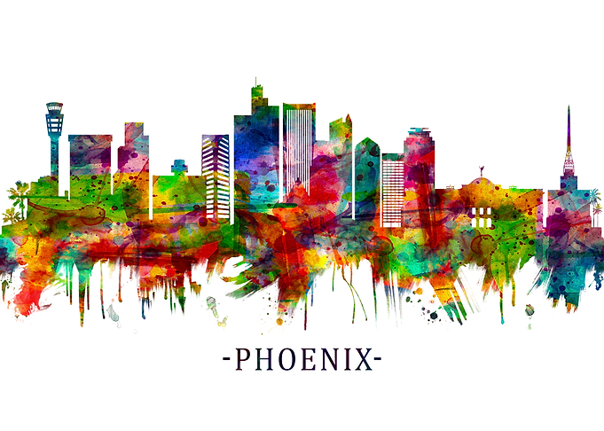 Phoenix Arizona Skyline