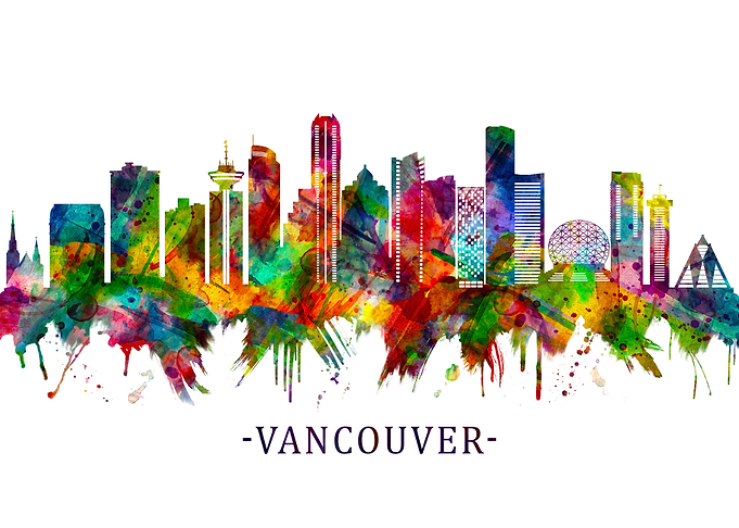 Vancouver Canada Skyline