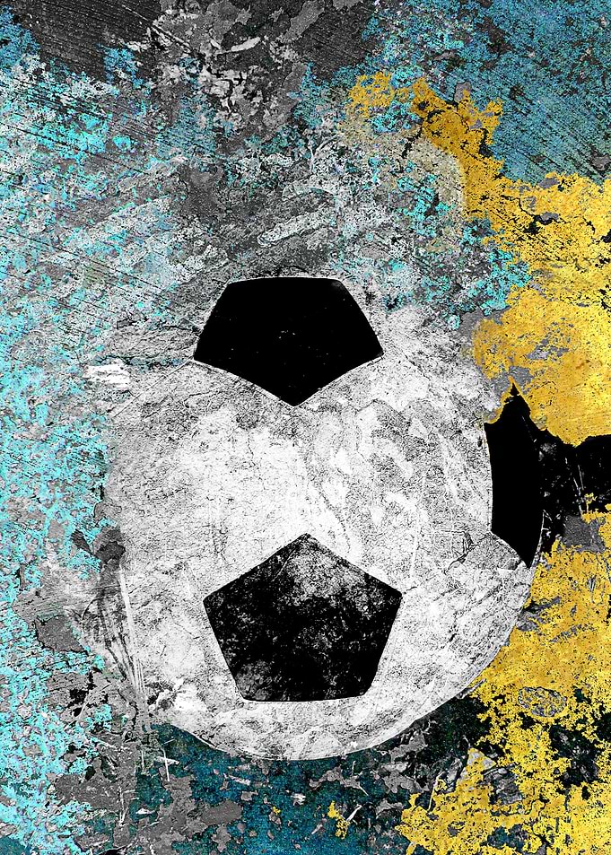 Soccer art midnight 2