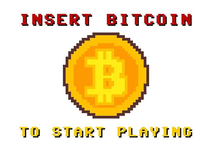 Pixel art insert bitcoin s