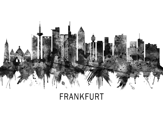 Frankfurt Germany Skyline