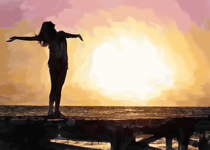 Sunsets Shadow