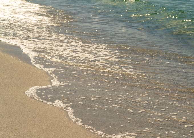 Water and sand