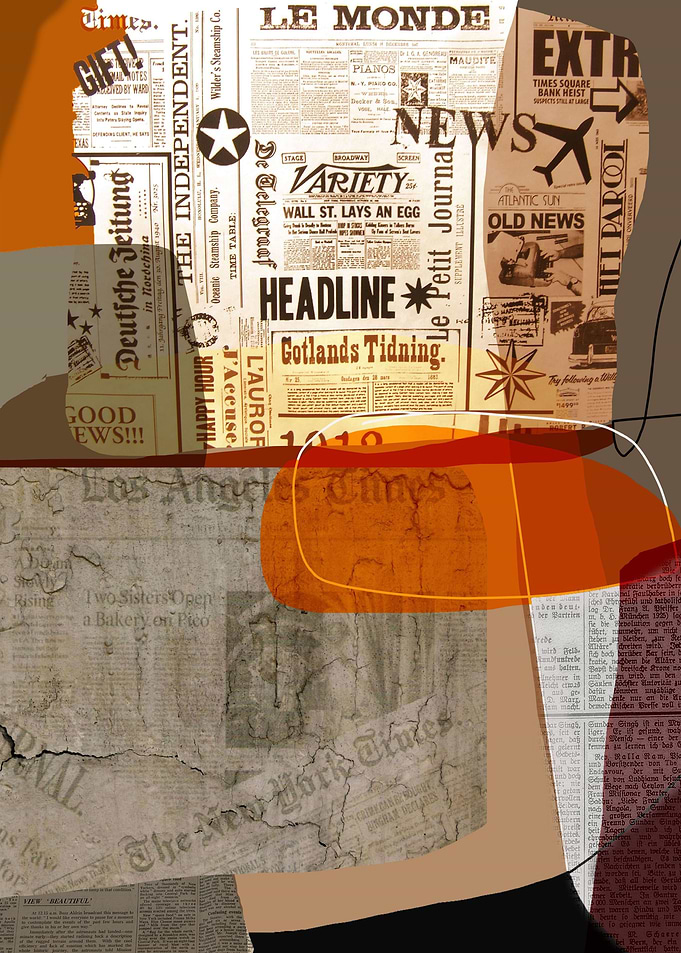 Newspaper Art 1