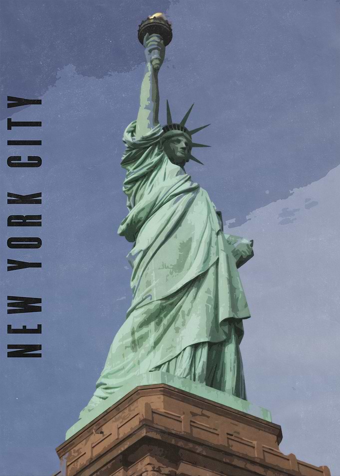 New York Vintage Poster