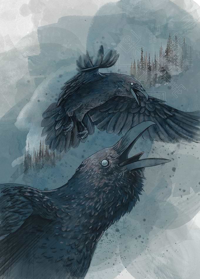 Huginn and Muininn