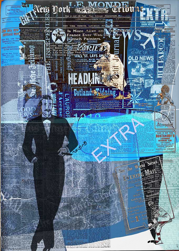 Newspaper Art 4