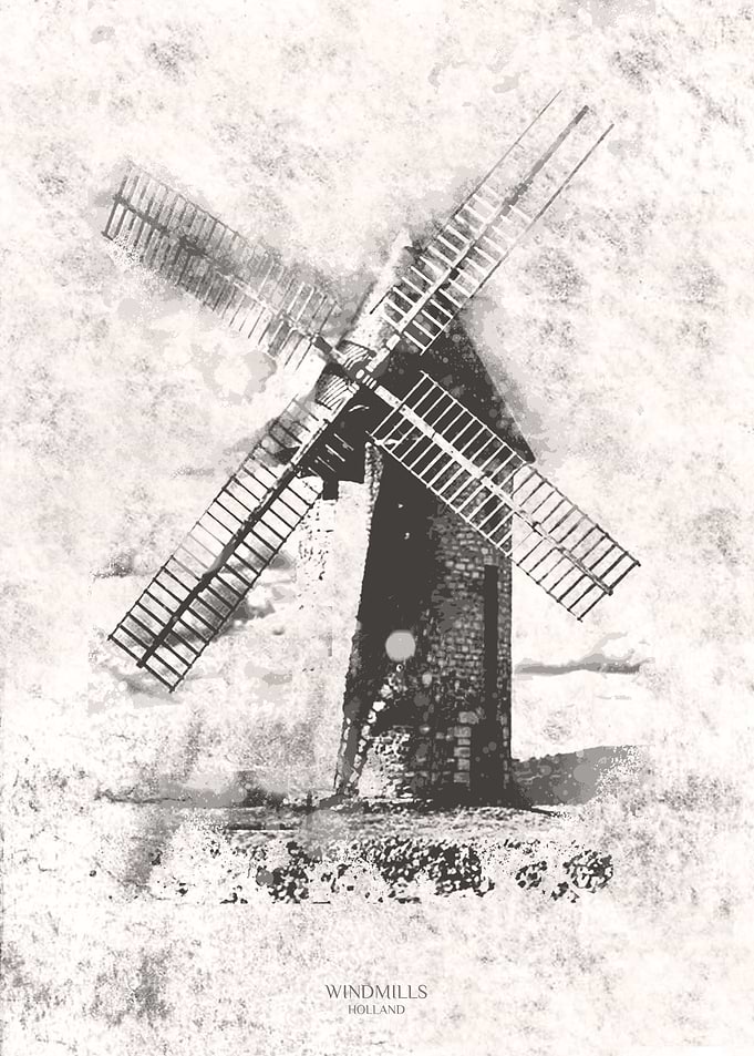 windmills in Holland