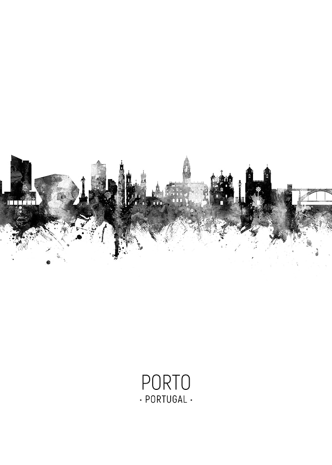 Porto Portugal Skyline