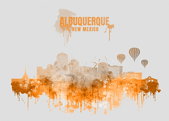 Albuquerque City Skyline