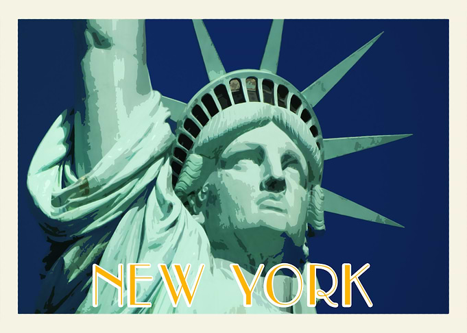 New York Vintage Poster