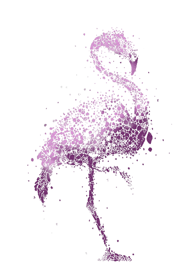 Flamingo Purple Art