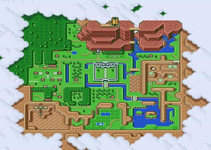 link to the past world map
