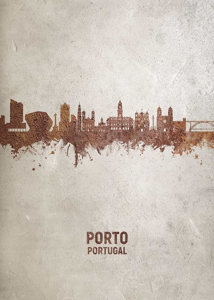 Porto Portugal Skyline