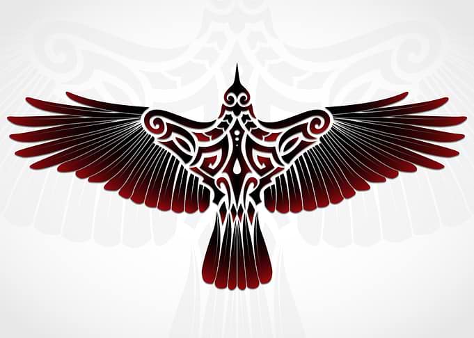 Ornamental design crow