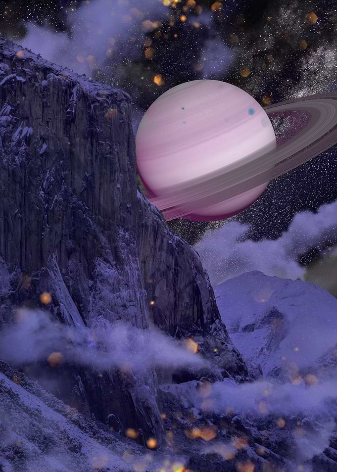 The moon of Saturn