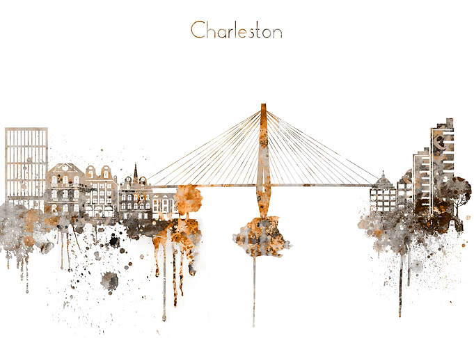 Charleston SC Skyline