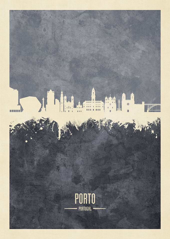 Porto Portugal Skyline