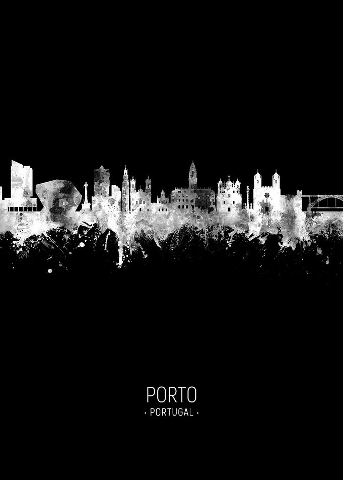 Porto Portugal Skyline