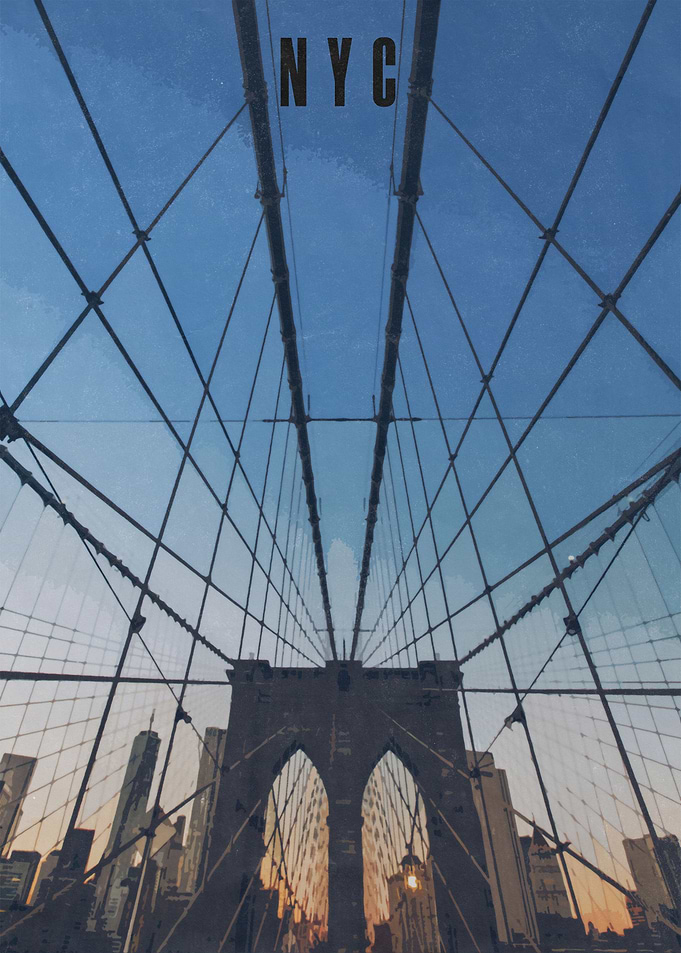 New York Vintage Poster