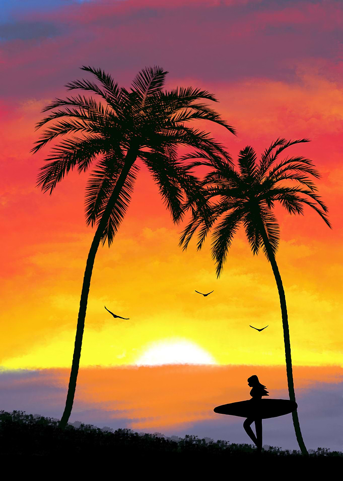 Girl Surfer
