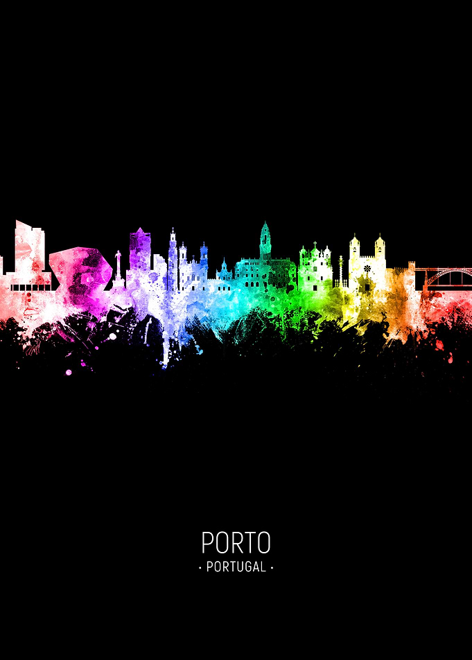 Porto Portugal Skyline