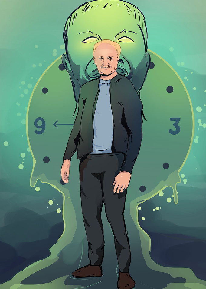 Martin Heidegger Comic Art
