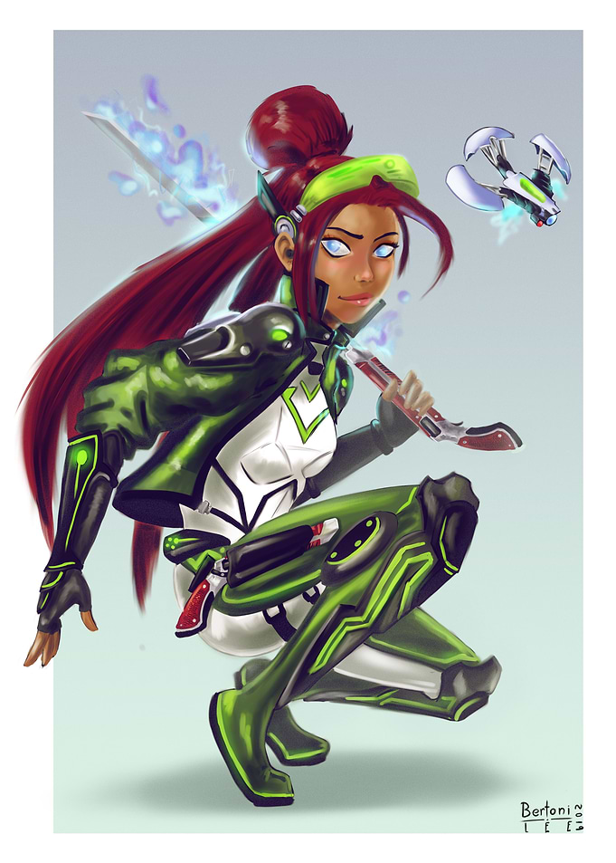 cyberpunk girl