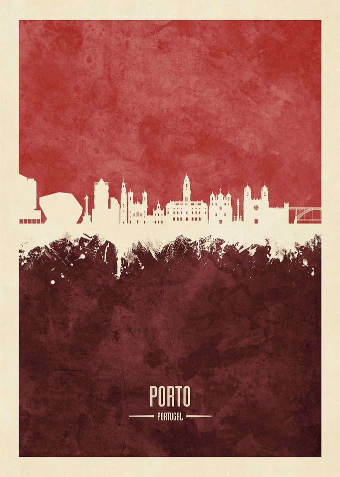 Porto Portugal Skyline
