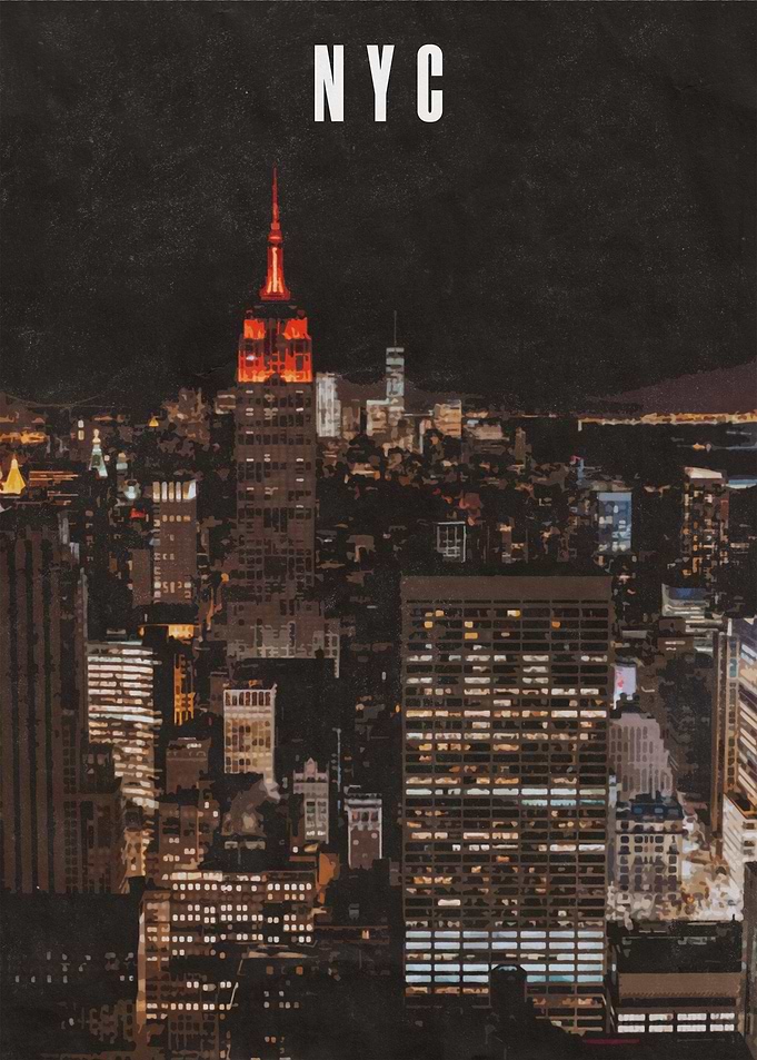 New York Vintage Poster