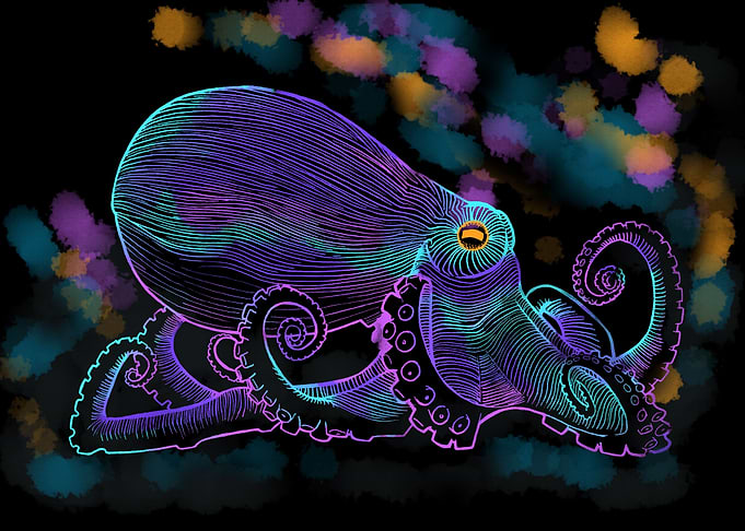 Psychedelic Octopus