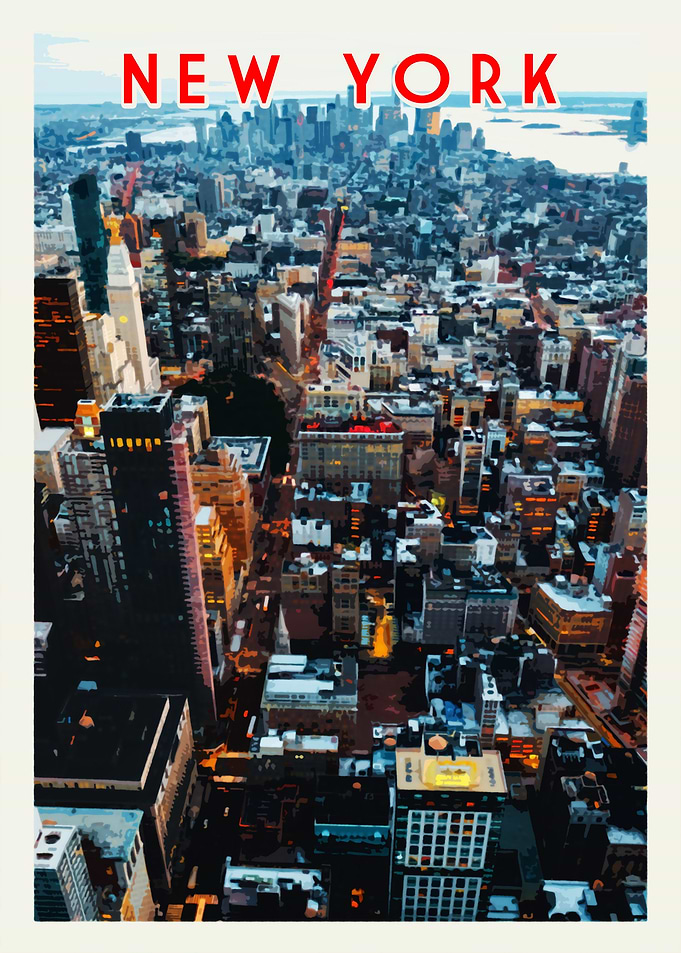 New York Vintage Poster