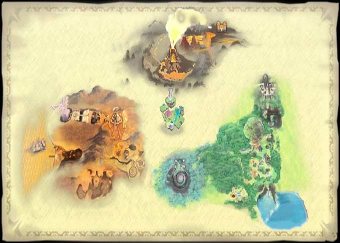 Skyward Sword World Map