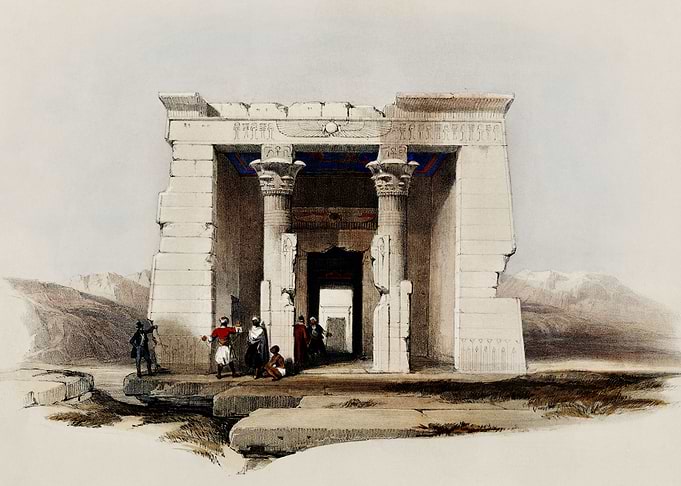 Temple of Dandour 1849