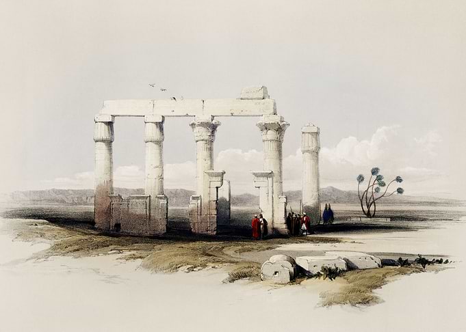 Temple of Medamout 1849