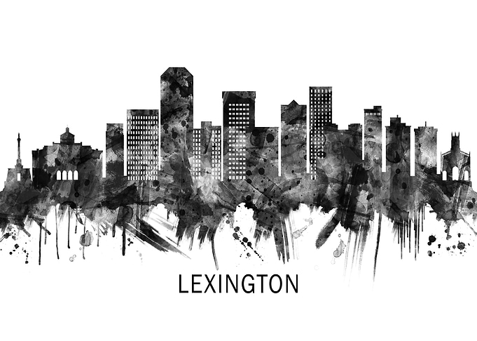 Lexington Kentucky Skyline