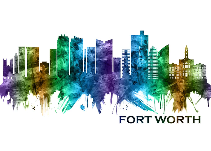 Fort Worth Texas Skyline