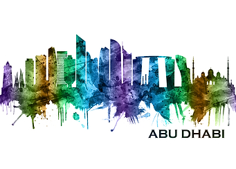Abu Dhabi UAE Skyline