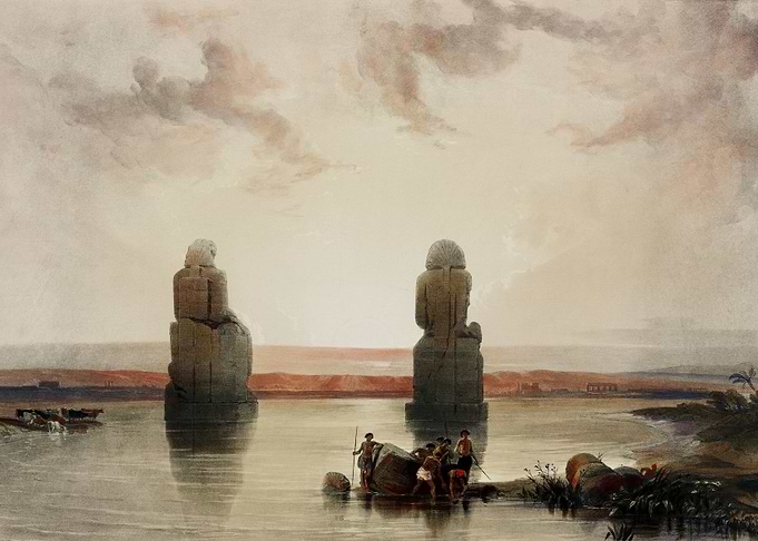 Statues of Memnon 1849