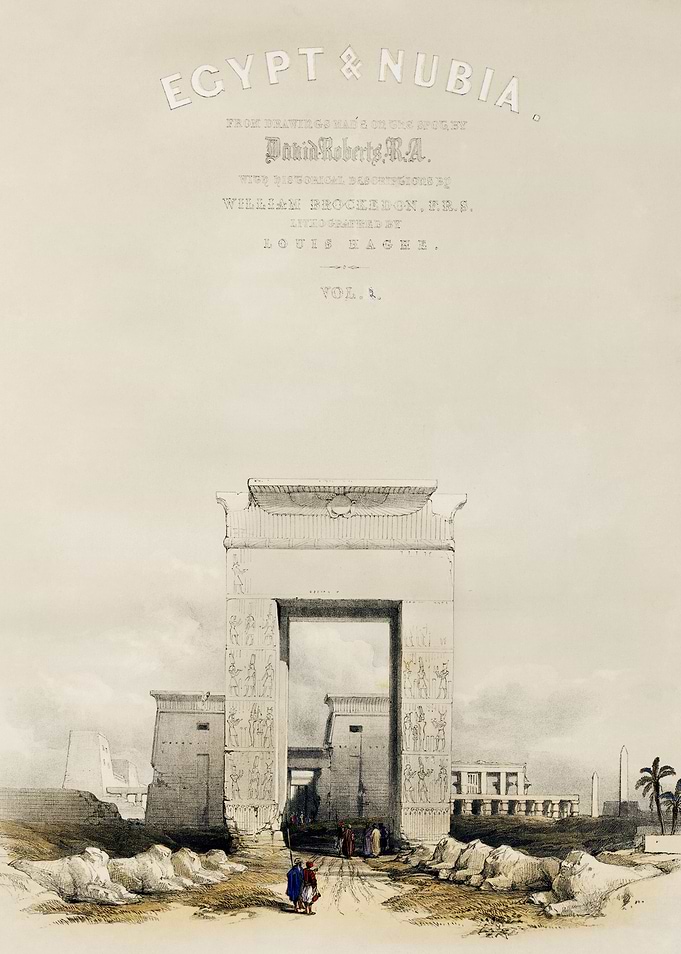 Temple of Karnak 1849