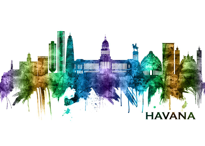 Havana Cuba Skyline