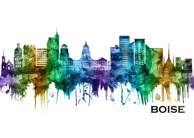 Boise Idaho Skyline