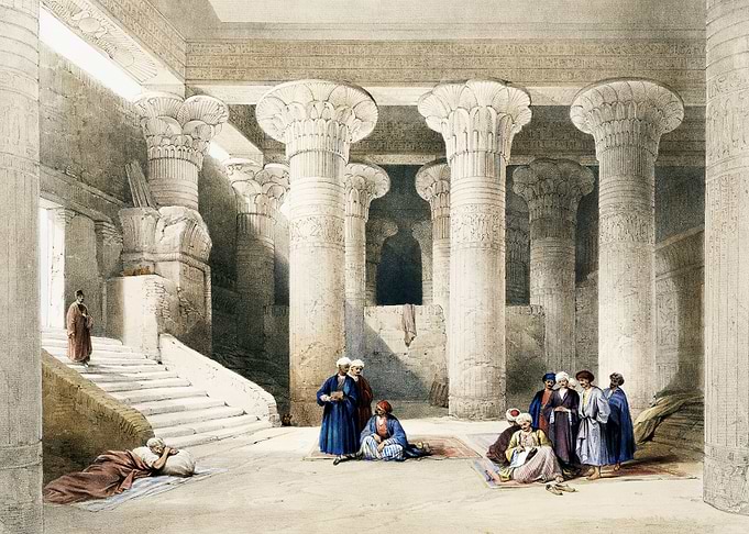 Egyptian Temple 1849