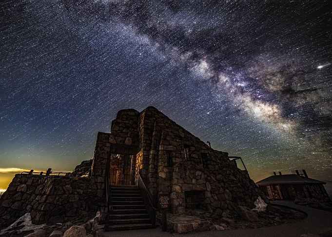 Milky Way over Mt Evans