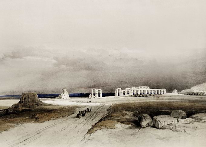 Ruins of Memnonium 1849