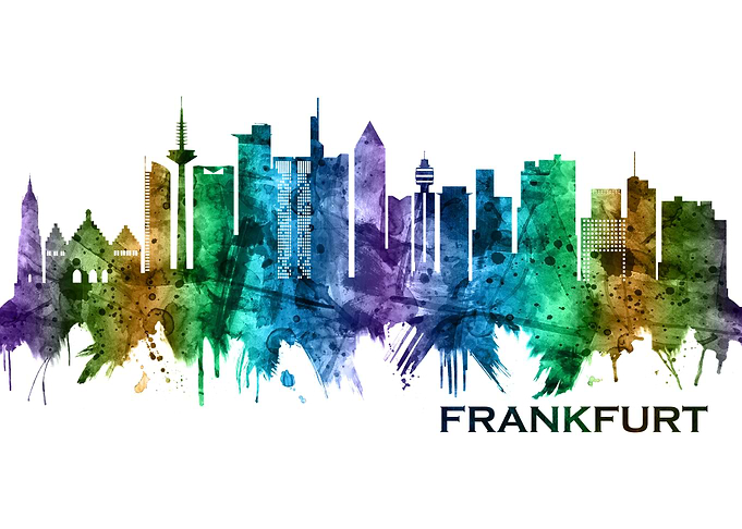 Frankfurt Germany Skyline