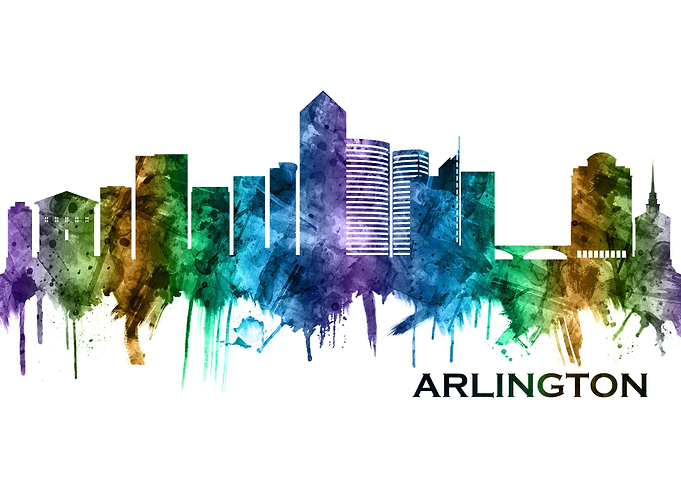 Arlington Texas Skyline