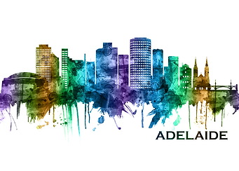Adelaide Australia Skyline