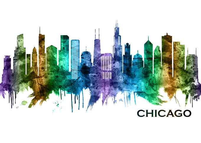 Chicago Illinois Skyline